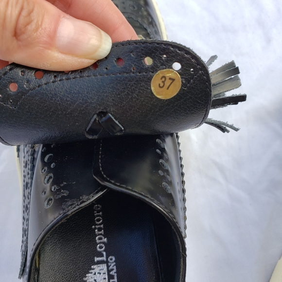 Michele Lopriore Milano Tassel Platform Loafer 37 - Picture 8 of 9